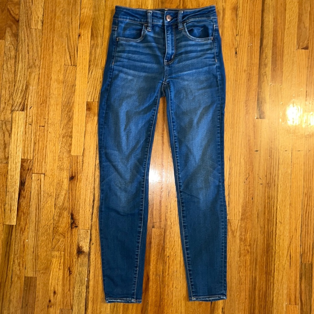 American Eagle Super Stretch Hi Rise Jegging Crop